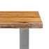 Rustika Rowe -  3 Piece Dining Set Solid Acacia Wood Brown